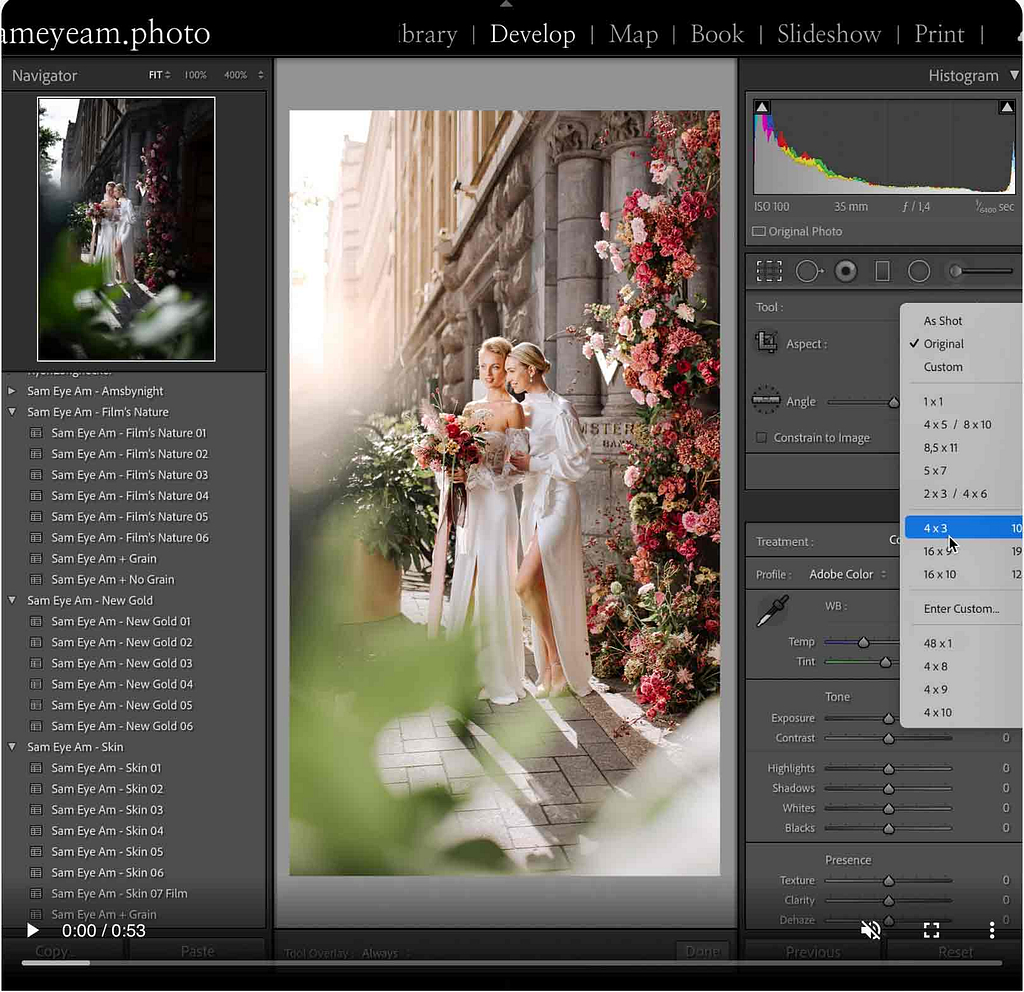 lightroom wedding editing presets